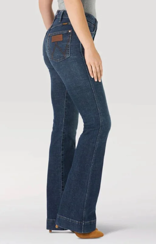 Soft Comfort Stylish Soft Outfits Wrangler Women’s “Green Jean” Retro Trouser Sara