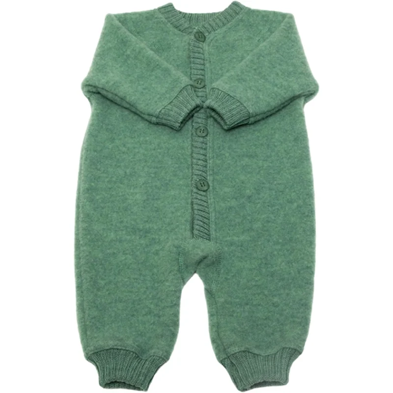 Casual Fit Comfortable Chic Choices Joha Wool Green Jumpsuit