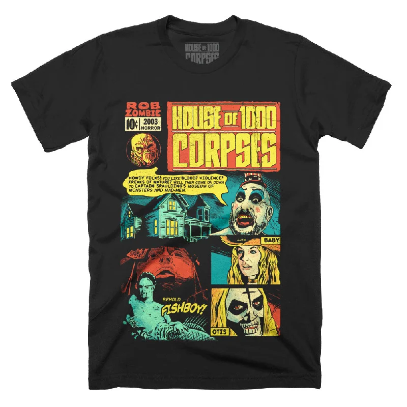 Comfortable Fashion Looks Relaxed Streetwear Fit House Of 1000 Corpses Freaks Of Nature T-Shirt