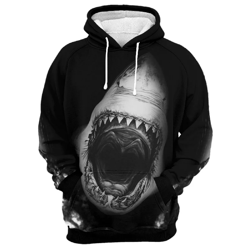 Comfortable Jeans Effortless Cozy Layers Deep Sea Terror Hoodie