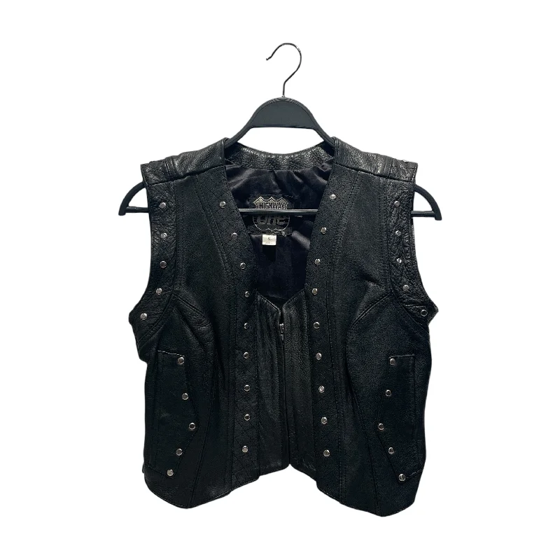 Layered Comfort Cozy Everyday Layers Vintage/Vest/S/Leather/BLK/