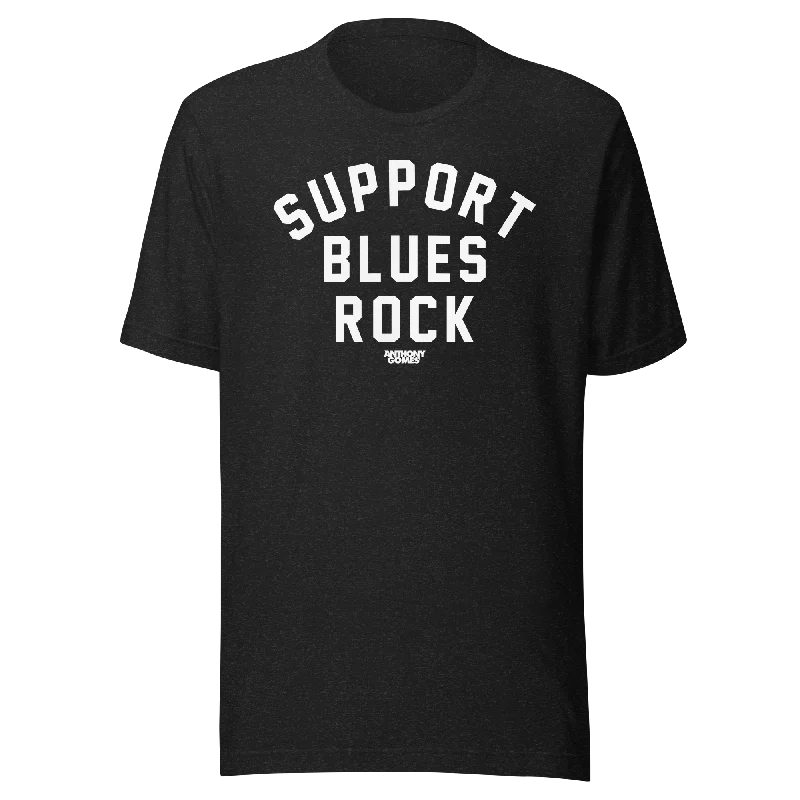 Light Fit Trendy Warm Pieces Support Blues Rock Unisex T-Shirt - Available in 4 Colors (S-5XL)