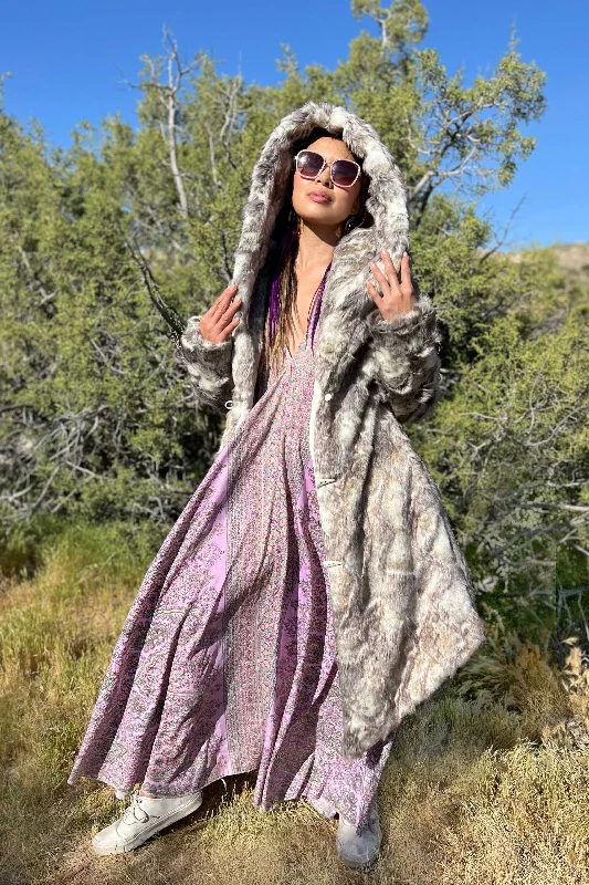 Soft Fabrics Cozy Fashion Pieces Women's Desert Warrior Coat in "Desert Wolf"