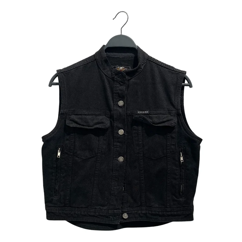 Comfortable Fashion Looks Cozy Everyday Styles HARLEY DAVIDSON/Vest/M/Black/Cotton/