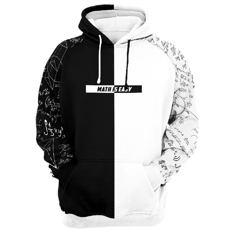 Soft Comfort Trendy Warm Pieces Math Is Easy Hoodie
