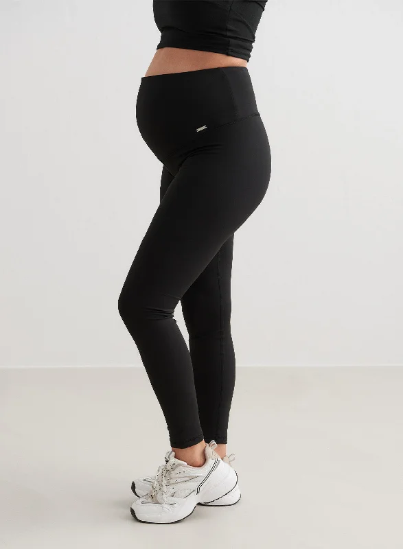 Cozy Outfit Trendy Warm Pieces Black Warming Maternity Tights