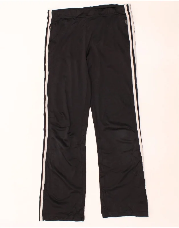 Elegant Fit Comfy Warm Fashion ADIDAS Womens Clima 365 Tracksuit Trousers UK 10 Small  Black Polyester