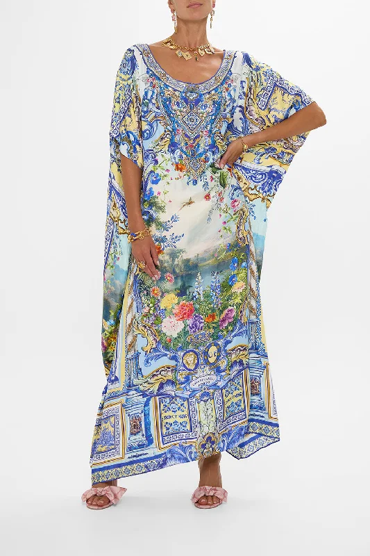 Comfy Pants Relaxed Layered Looks ROUND NECK KAFTAN WALL TO WALL WONDERS