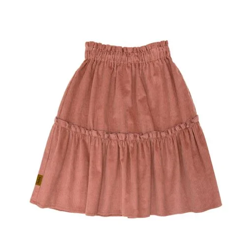 Cozy Outfit womensclothing-dresses-dressHEBE PINK CORDUROY SKIRT [Final Sale]