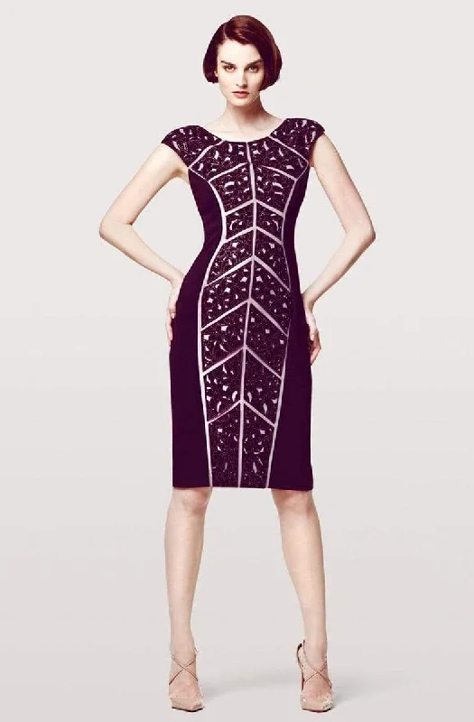 Fresh Comfort Comfortable Layered Looks Alexander by Daymor - 157 Shining Sequined Cutout Bodycon Dress