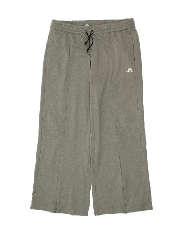 Relaxed Fit Simple Comfort Trends ADIDAS Womens Tracksuit Trousers UK 20/22 XL  Grey Polyester