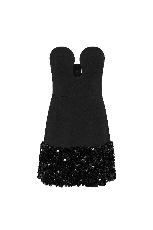 Cozy Apparel Stylish Relaxed Clothing Elaine Mini Dress