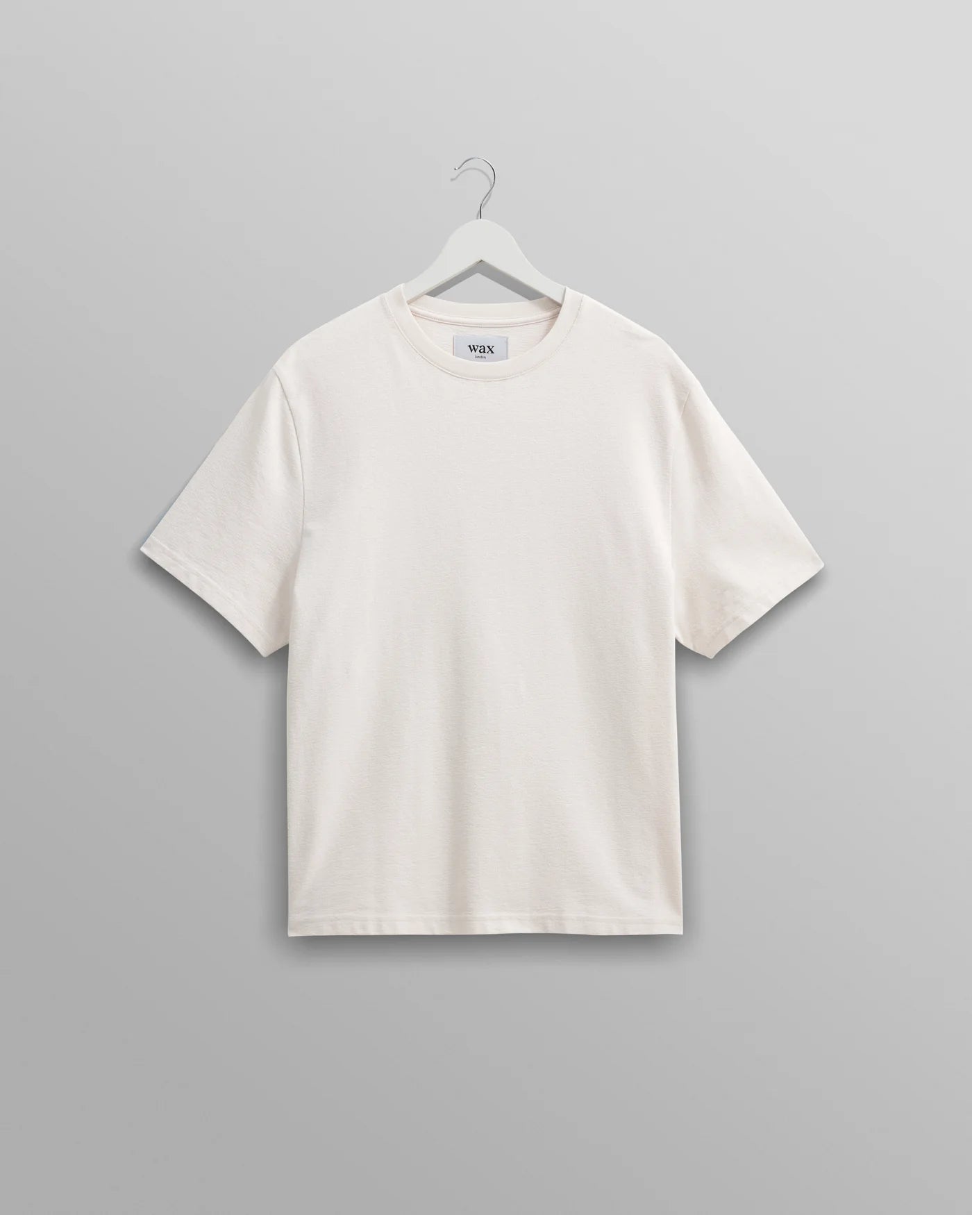 Warm Wear Trendy Casual Comfort Wax London Ecru Dean Boxy T Shirt