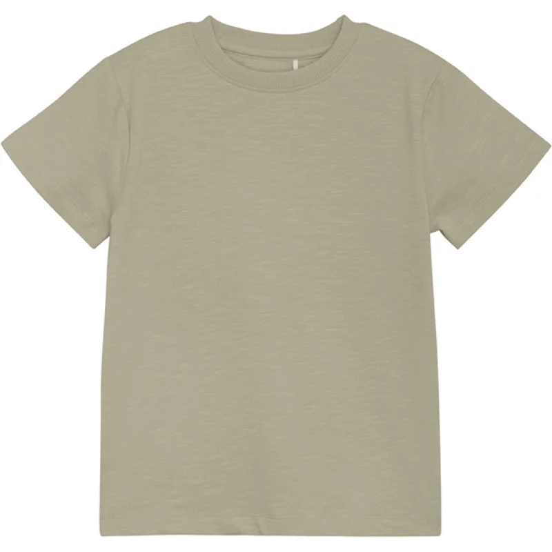Relaxed Dresses Trendy Soft Looks Huttelihut Solid Silver Sage T-Shirt
