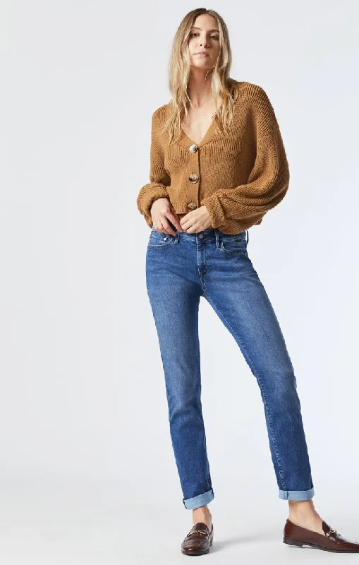 Chic Outfits Comfortable Warm Layers EMMA SLIM BOYFRIEND IN MID SUPERSOFT