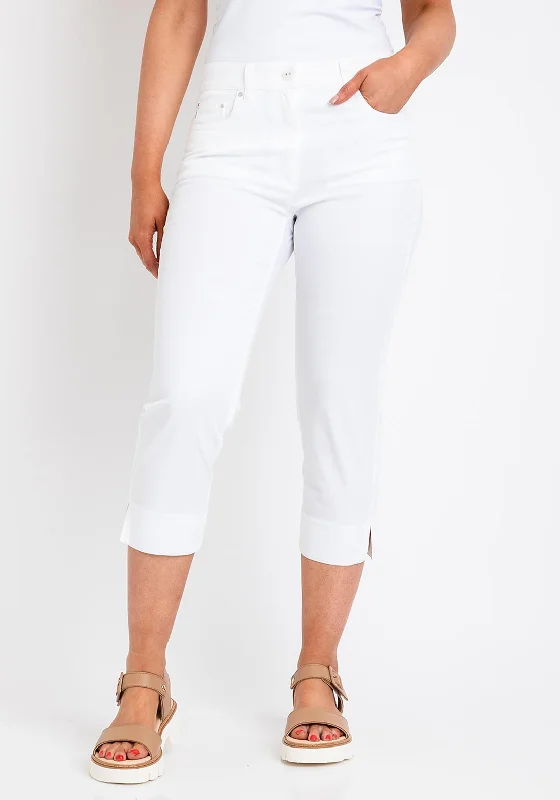 Versatile Outfits Soft Day-to-day Looks Zerres Cora Cropped Slim Comfort Jeans, White