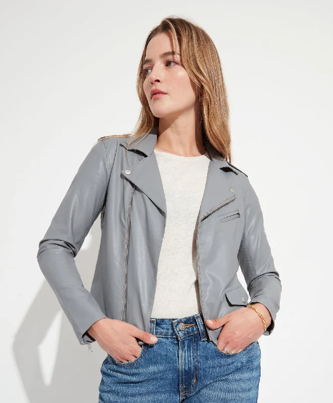 Comfortable Fashion Comfortable Chic Fashion Vegan Leather Classic Moto