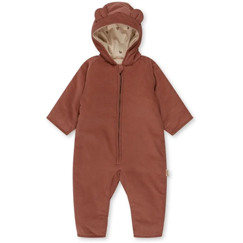 Sporty Elegance Trendy Soft Pieces Konges Sløjd Cedar Wood Teddy Suit