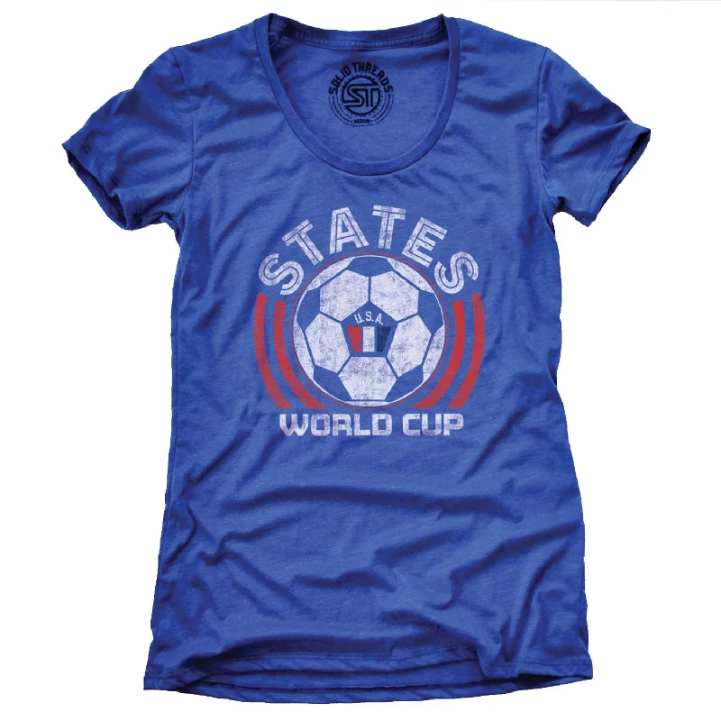 Cozy Knits Comfortable Wardrobe Pieces Women's US National Soccer Team T-shirt