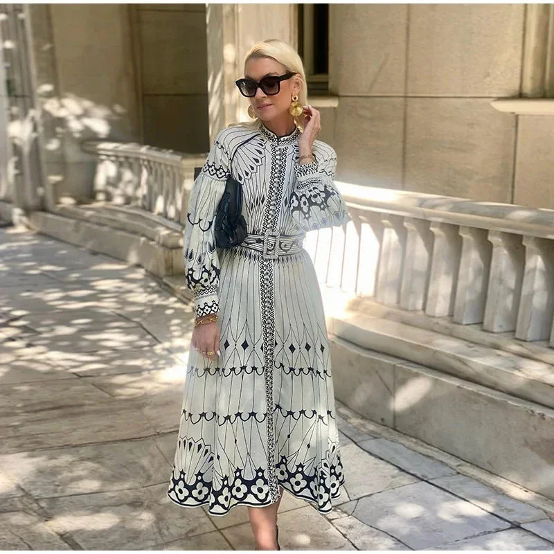 Cozy Pants Fashionable Cozy Looks Women's Clothing Dress Street Fashion Stand Collar Long Sleeve