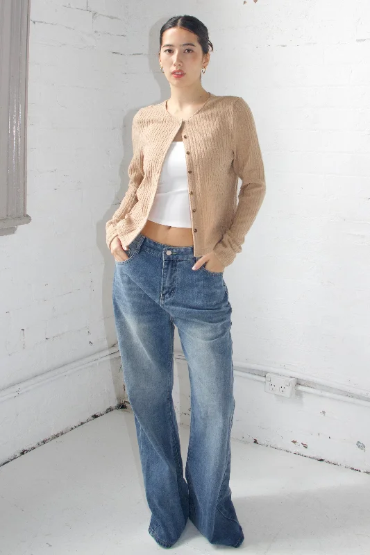 Warm Wear Trendy Street Comfort Wear SCG MADE | Aimée Cashmere Blended Soft Cardigan