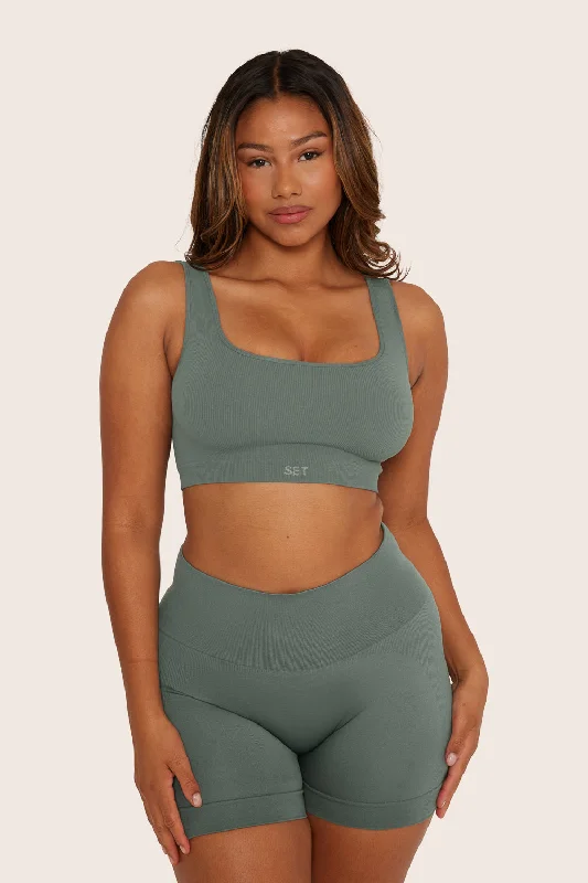 Soft Layers Comfortable Fashion Layers SCULPTFLEX® POWER BOX CUT BRA - WAVE