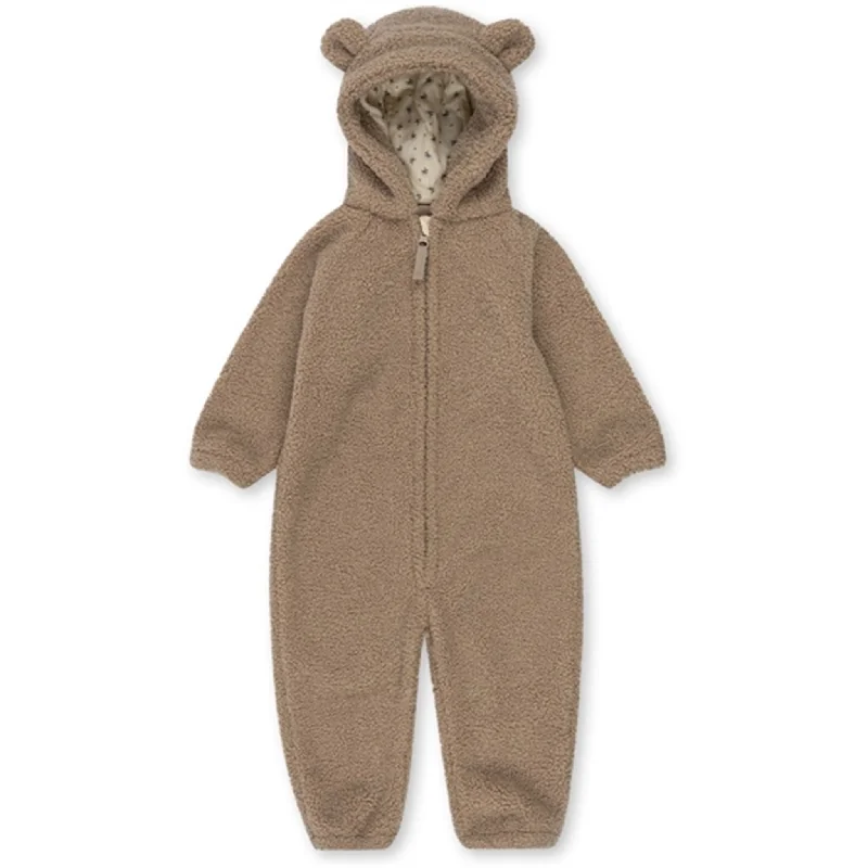 Relaxed Dresses Relaxed Comfort Pieces Konges Sløjd Oxford Tan Grizz Teddy Onesie