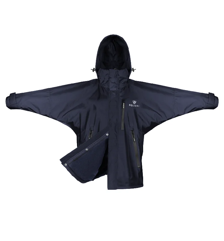 Soft Comfort Warm Street Style Shortie Women's | Thin Fleece | Navy/Navy