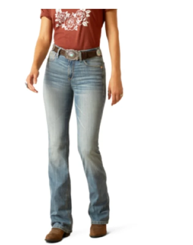 Everyday Outfits Soft Day-to-day Looks Ariat Women's R.E.A.L. HR Brooklyn Boot Cut Jeans- Sabine