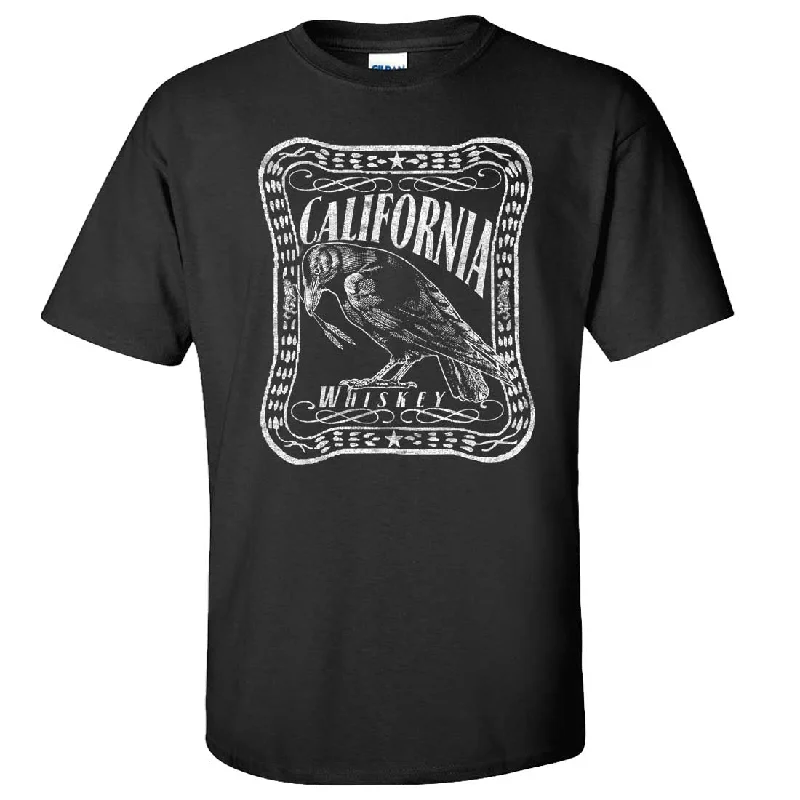 Lounge Chic Stylish Relaxed Clothing California Crow Whiskey Asst Colors T-shirt/tee