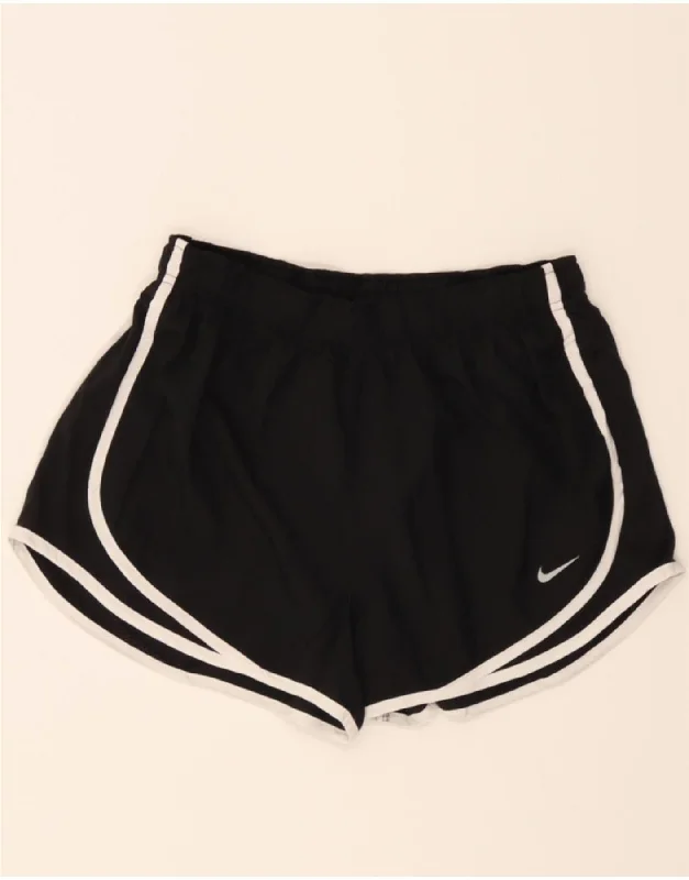 Effortless Dressing Cozy Everyday Styles NIKE Womens Dri Fit Sport Shorts UK 14 Medium  Black Polyester