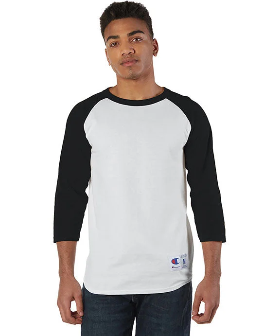Cozy Dress Effortless Fashion Options T1397 - Champion Adult Raglan T-Shirt