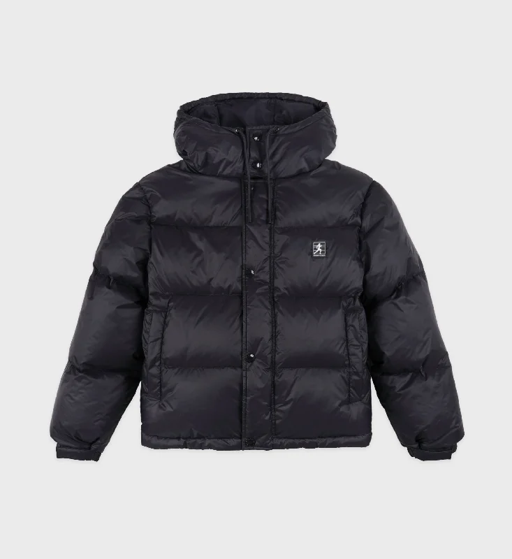Cozy Chic Wear Trendy Chic Comfort Running Woman Puffer Jacket - Black