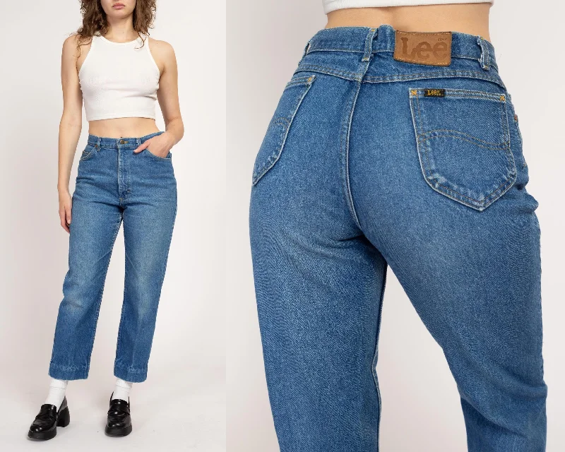 Breathable Style Comfortable Chic Fashion Medium 80s Lee Riders High Waisted Jeans 29" Short