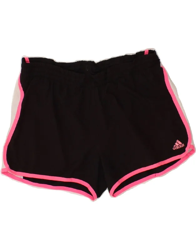 Easy-to-Wear Soft Wear Pieces ADIDAS Womens Climalite Sport Shorts UK 8/10 Small  Black Colourblock
