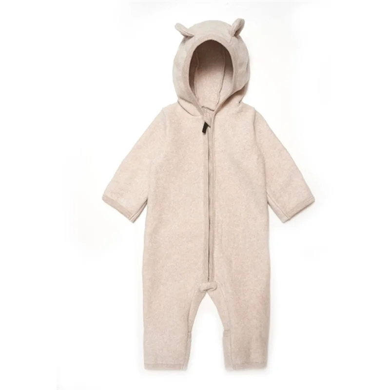 Soft Looks Cozy Clothing Choices Huttelihut Pram Suit Ears Cotton Fleece Mushi Cot Fleece Camel