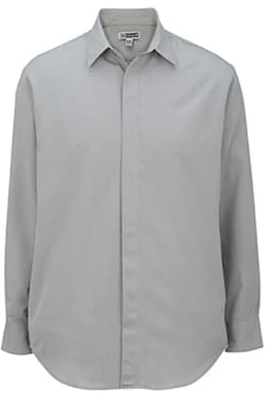 Comfy Chic Cozy Everyday Wear Men's Platinum Café Batiste Shirt