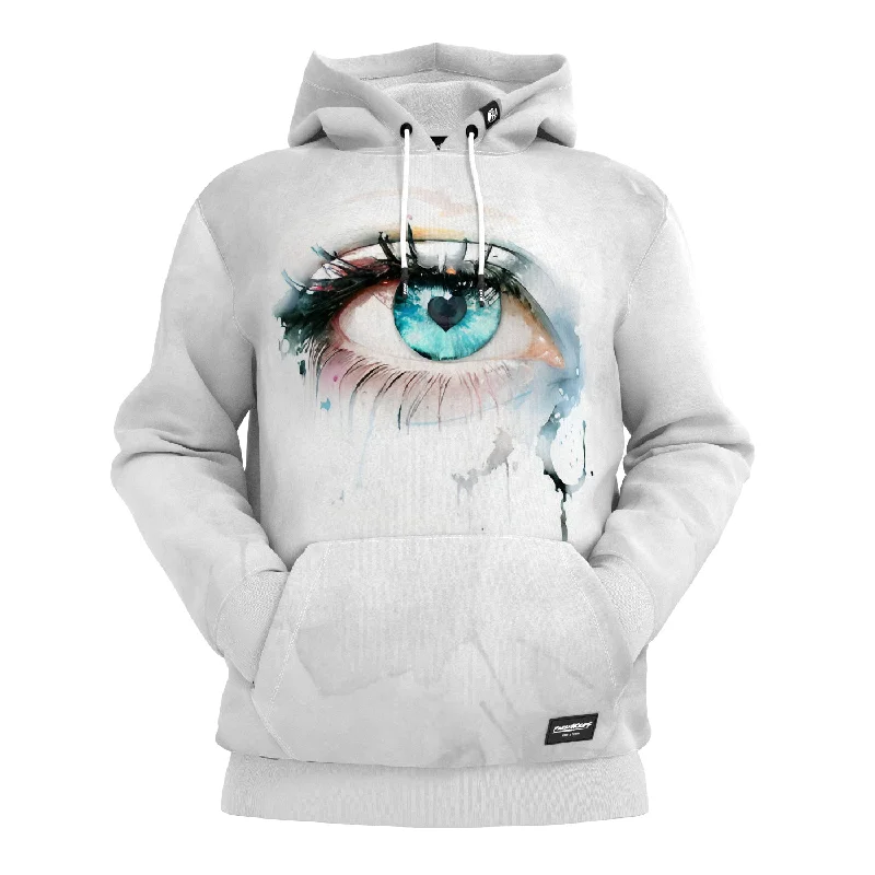 Urban Comfort Casual Soft Layers Teardrops Hoodie
