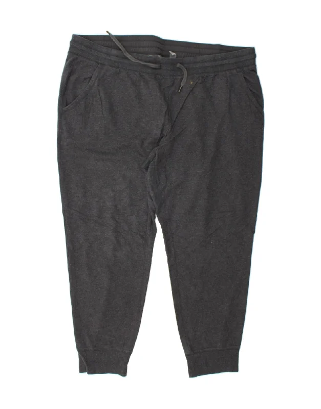Breezy Style Affordable Soft Fit EDDIE BAUER Womens Tracksuit Trousers Joggers UK 20 2XL  Grey Cotton