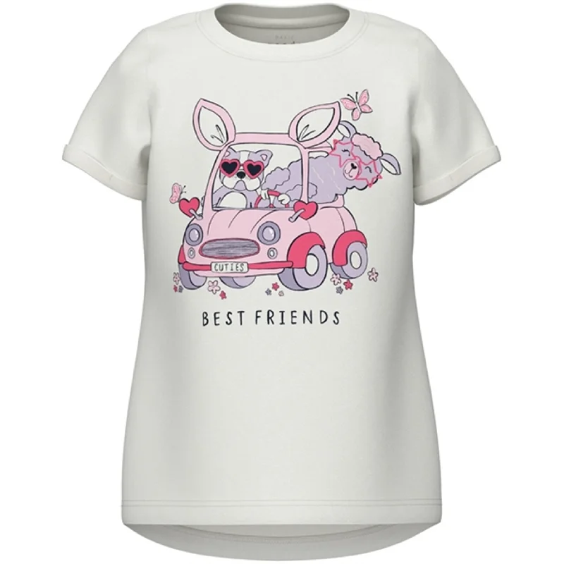 Simple Style Comfortable Wear Choices Name it Bright White Vix T-Shirt