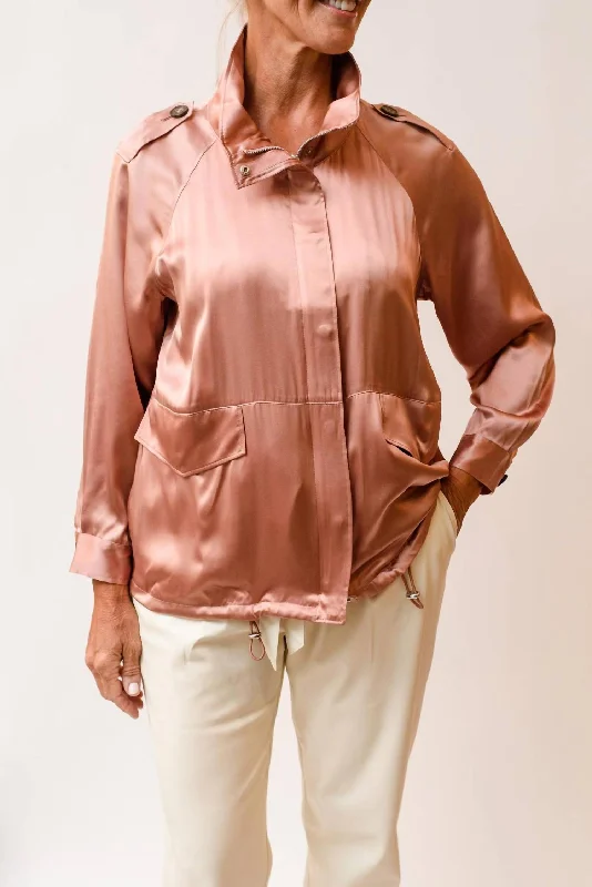 Soft Layers Cozy Everyday Layers Quinn Jacket In Blushing