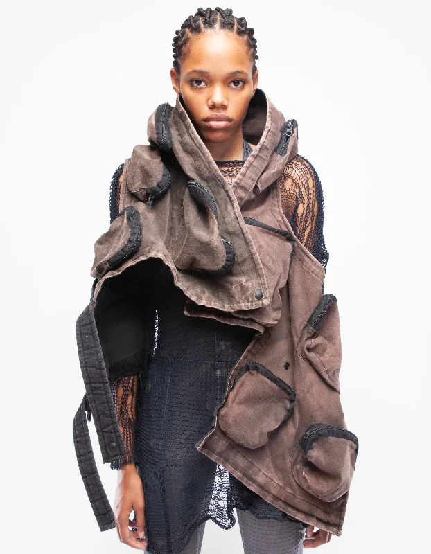 Urban Chic Casual Soft Layers VEST COMBAT REBEL W