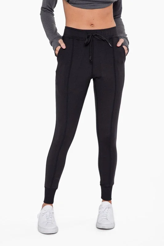 Comfy Chic Soft Street Fashion Slim Fit Paneled Joggers
