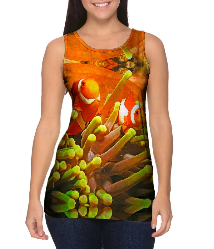 Versatile Style Trendy Warm Pieces Anemone Fish Underwater
