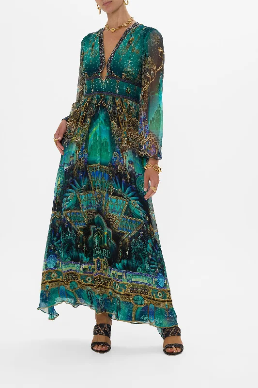 Chic Outfits Comfy Outfits Wearable HARDWARE DETAIL LONG SLEEVE DRESS DEFY GRAVITY