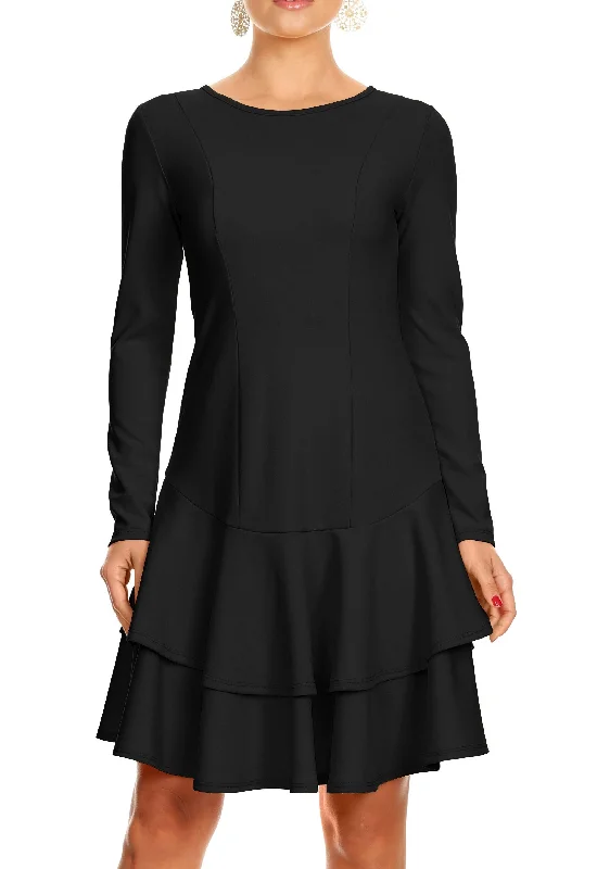 Relaxed Tops Practical Style Choices Classy Redefined Ruffle Dress