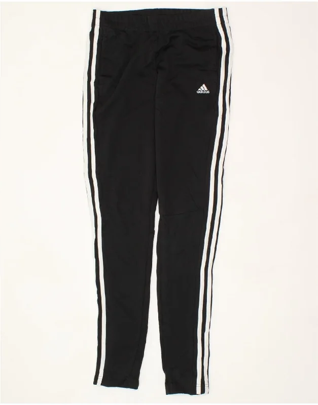 Urban Comfort Simple Cozy Pieces ADIDAS Womens Climalite Tracksuit Trousers UK 6 XS  Black Polyester