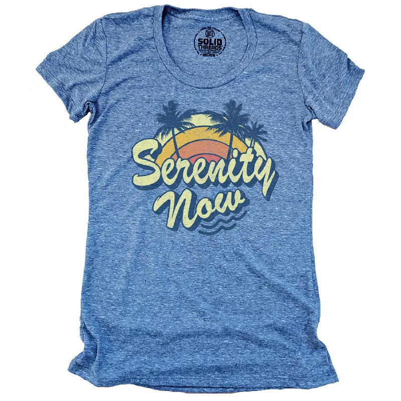 Cozy Fashion Relaxed Layered Looks Women's Serenity Now T-shirt