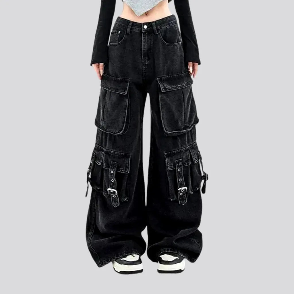 Cozy Vibes Affordable Cozy Style Baggy fit high rise jeans for women