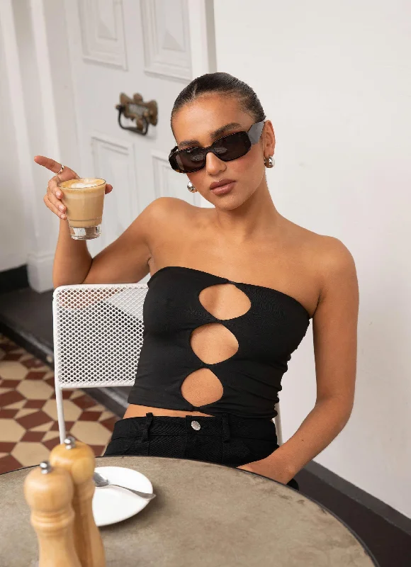 Cozy Fashion Practical Soft Fit Organic Forms Tube Top - Shadow